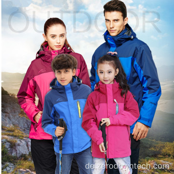 3-in-1-Jacke Daunenmantel mit Kapuze